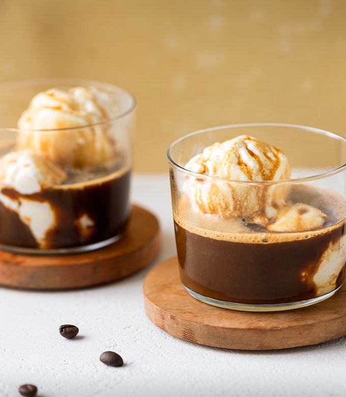 Affogato al caffè
